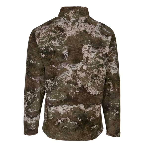 REDHEAD • Fleece Quarter-Zip Hunting Pullover Camo Bass Pro Shop Fishing - Picture 3 of 4